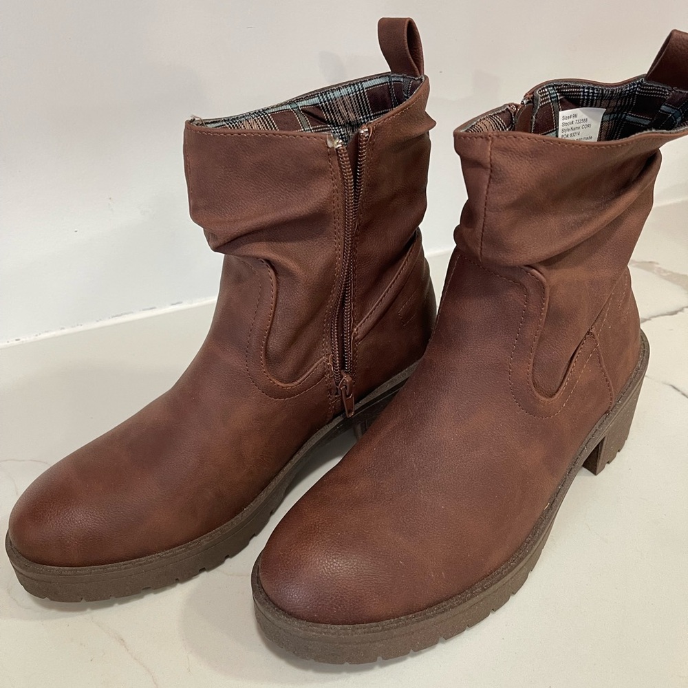 Stylish Brown Ankle Booties